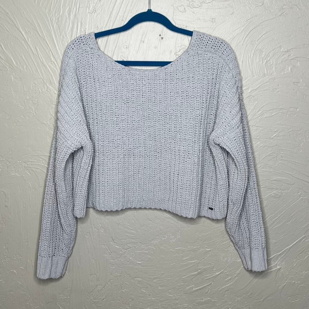 Hollister Oversized Cropped Sweater - Size Small